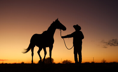 Horse at Sunrise