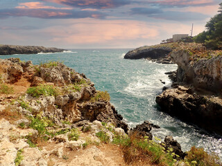 Baia di Porto Badisco nel Salento 479