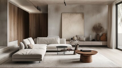 Modern Minimalist Living Room Interior Design