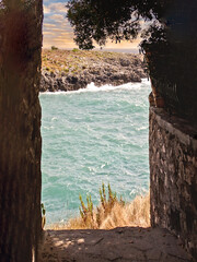 Squarcio sulla costa di Porta Badisco nel Salento 515