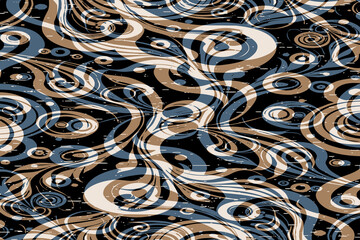 Abstract pattern. Illustration for printing on wall decorations. For use in graphics.