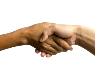 Handshake on transparent PNG 