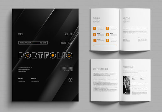Portfolio Magazine Layout
