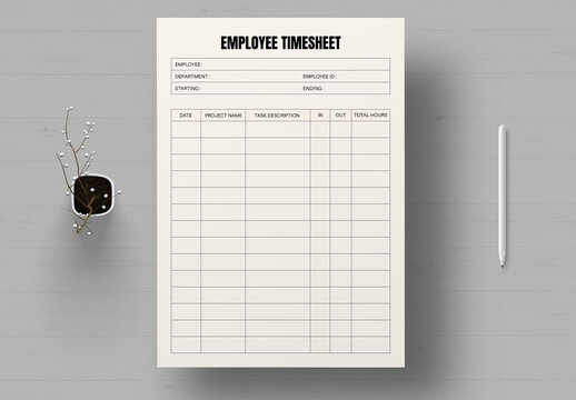 Time Sheets Template