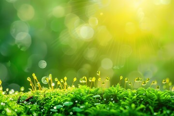 Obraz premium Drops on green leaves foliage Adiantum capillus-veneris ,acthiopicum ,Parco dei Nebrodi ,Sicily ,ltaly ,black Maidenhair fern ,venus Ferns ,Venushair ,soft selective focus pretty background ,greenery 