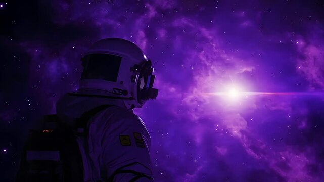 Purple Nebula Wallpaper 4k