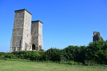 Reculver Towers and Roman Fortress.