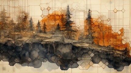 Vibrant orange and stylish graphite color combo for eye catching visual backgrounds