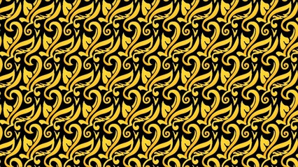 Seamless pattern background design with ornament motifs, batik decoration, wallpaper, template 