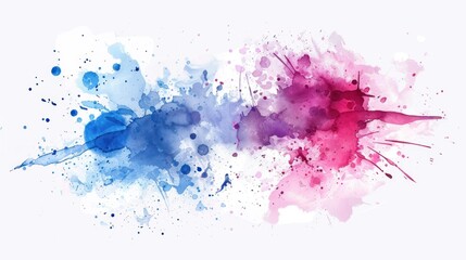 Fototapeta premium Abstract Watercolor Splashes
