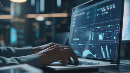 person typing on a computer