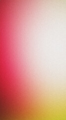 Fototapeta premium Abstract background blending red, pink, white, and yellow with a grainy texture