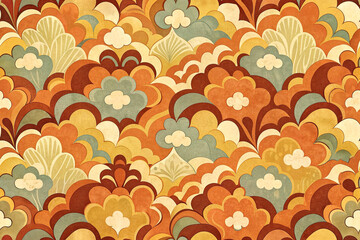 "Gold of Autumn" - Seamless Pattern: Luxurious pattern in warm golden tones for stylish projects