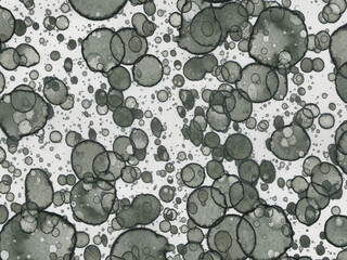 Abstract art spots. Japanese art. Modern art alcohol ink