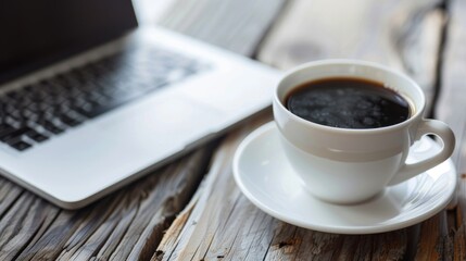 Coffee Break with Laptop