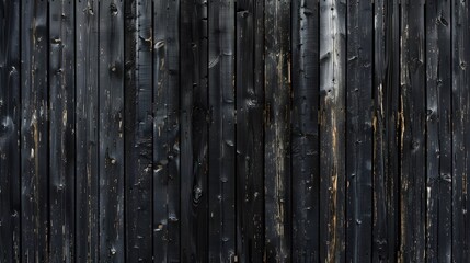 Fototapeta premium grungy black wood texture background with beautiful details of black natural pattern for background, wallpaper and web design, vertical line. 