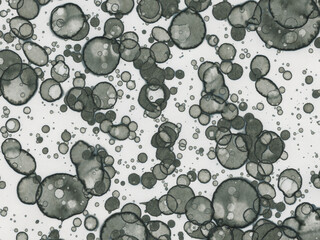 Abstract art spots. Japanese art. Modern art alcohol ink