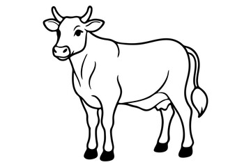 Cow vector art illustrator