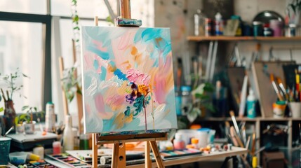 Abstract Art on Canvas