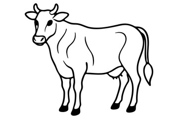 Cow vector art illustrator