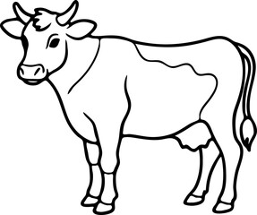Cow vector art illustrator