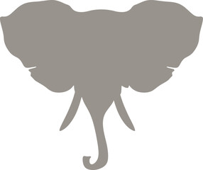 Elephant Vector Graphic 