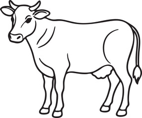 Cow vector art illustrator