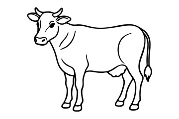 Cow vector art illustrator