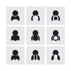 set of people icons