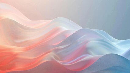 Obraz premium Abstract wavy background. 3d rendering, 3d illustration.