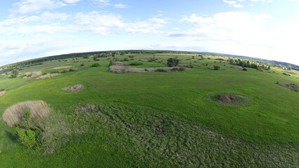 Obraz premium Aerial photography from a quadcopter. Scenery.