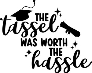 Graduation Quote Vector Graphic