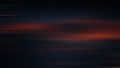 Bright abstract futuristic background. Neon multicolored blurred lines on a dark background