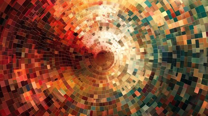 Obraz premium Pixel patterns in home decor add a unique, modern flair to textiles, wall art, and furniture.