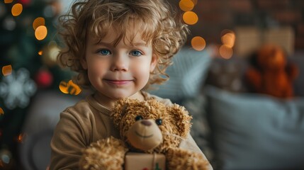 Child receiving a toy with a safety label, Safe Toys and Gifts Month, gift safety and awareness