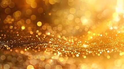 Gold texture background with yellow luxury shiny shine glitter sparkle of bright light reflection pattern golden surface. 