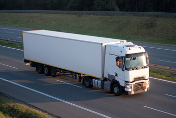 Modern Long-Trailer Truck For Efficient Sustainable Cargo Transportation Logistics And Delivery