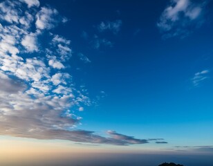 Naklejka premium copy space color sky on background 