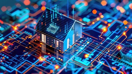 AI technology in smart home automation.