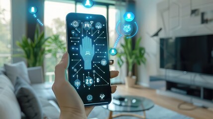 AI technology in smart home automation.