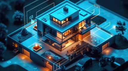 AI technology in smart home automation.