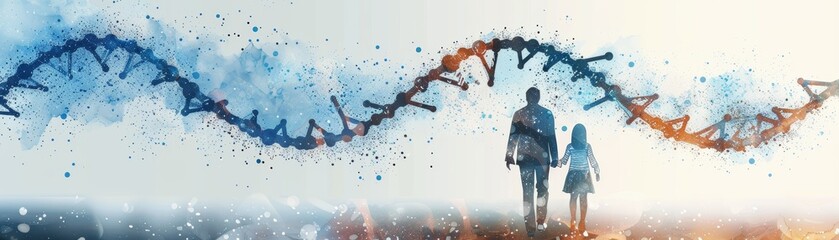 of genetic aspects of SMA with family tree, Spinal Muscular Atrophy Awareness Month, education and genetics