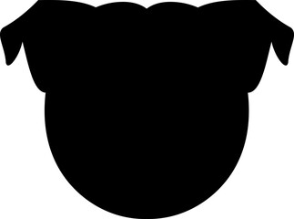 Dog Face Vector Graphic 