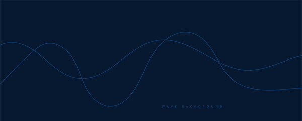 abstract blue background with waves