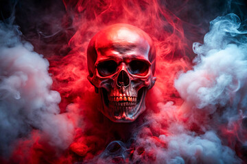 Skull in Smoke.