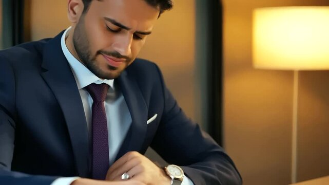 Businessman Navigating a Delayed Paper Work