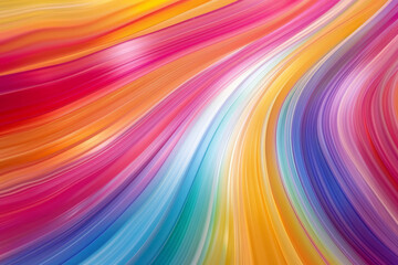 Fototapeta premium Bright vibrant abstract wavy pattern with a mix of colors