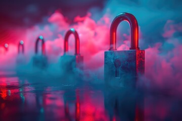 Cyber Threat Visualization: Unlocked Locks