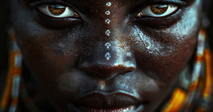 African mythological goddess Mami Wata.