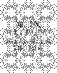 Printable floral coloring page for kids and adults with motivational quote for self love and self care. it helps to succeed and struggle against life to enjoy the tough journey
